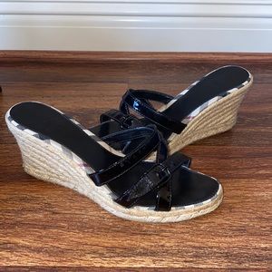 Burberry wedge sandal